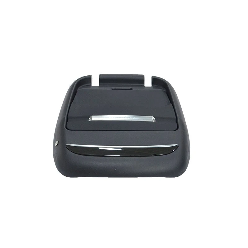 One-click electric retractable black car modified seat back table